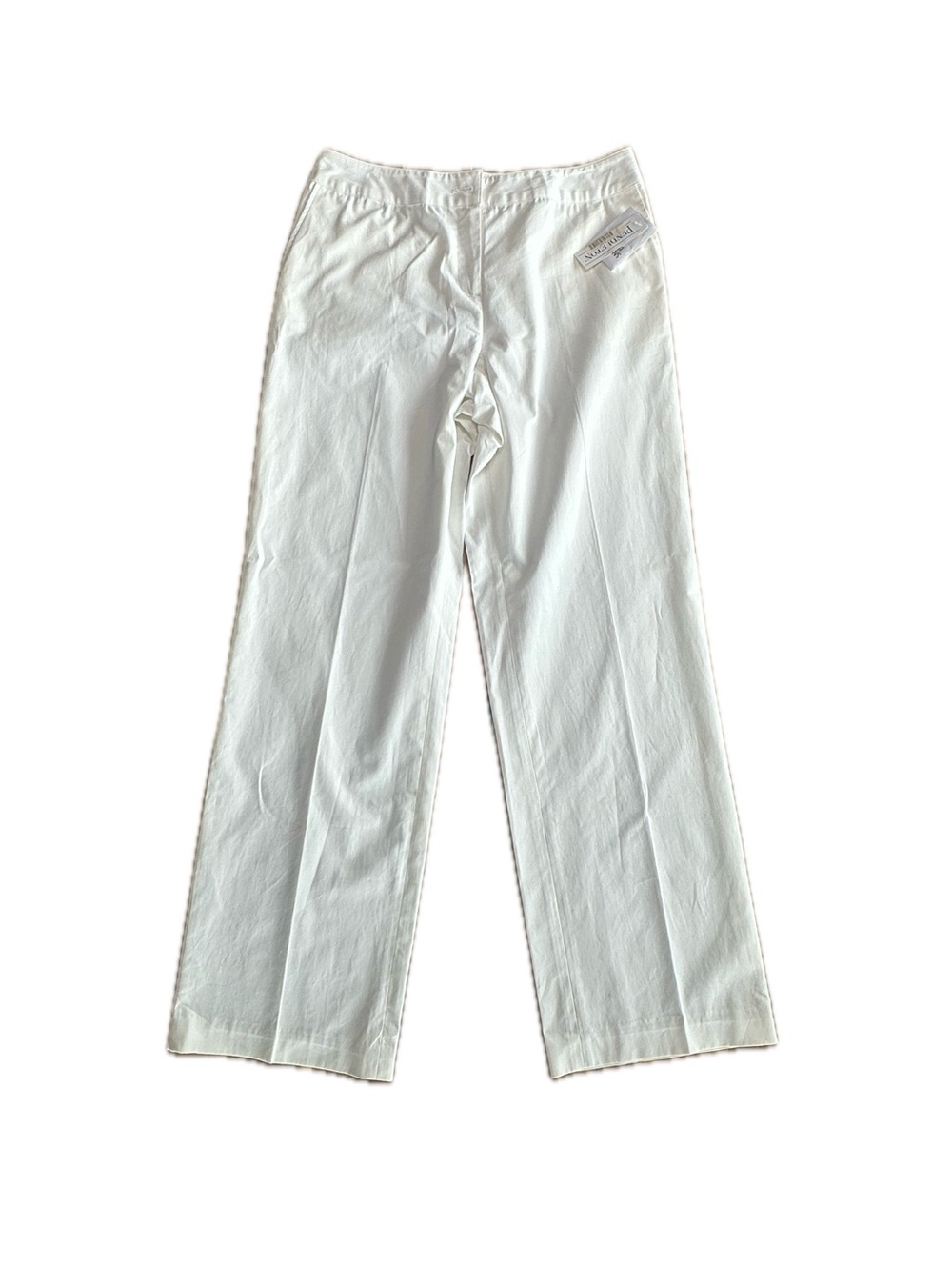 Pendleton women's white pants trousers 8 NWT washable minimalist crisp Summer